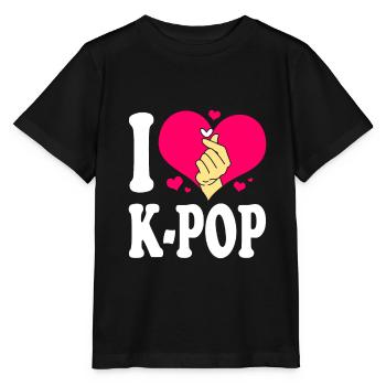 K-Pop - Stanley/Stella Kinder T-Shirt MINI CREATOR  - Schwarz - Vorne - Mikhail (115cm)
