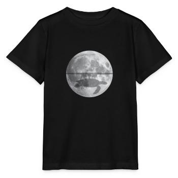 Flat Earth Theorie Elefanten Schildkröte - Stanley/Stella Kinder T-Shirt MINI CREATOR  - Schwarz - Vorne - Mikhail (115cm)