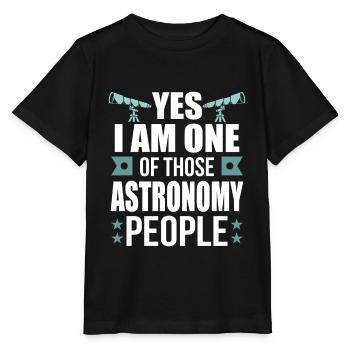 Astronomie - Stanley/Stella Kinder T-Shirt MINI CREATOR  - Schwarz - Vorne - Mikhail (115cm)