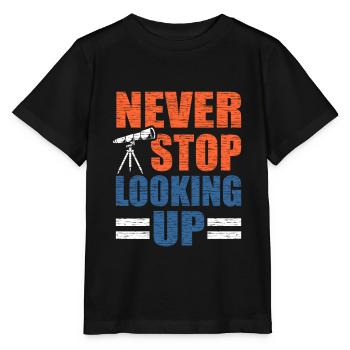 Astronomie - Stanley/Stella Kinder T-Shirt MINI CREATOR  - Schwarz - Vorne - Mikhail (115cm)