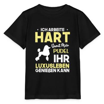 Pudel - Stanley/Stella Kinder T-Shirt MINI CREATOR  - Schwarz - Vorne - Mikhail (115cm)