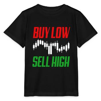 Börse Währung Wall Street Trader Forex - Stanley/Stella Kinder T-Shirt MINI CREATOR  - Schwarz - Vorne - Mikhail (115cm)