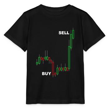 stock exchange - Stanley/Stella MINI CREATOR Kids’ T-Shirt - black - Front - Mikhail (115cm)
