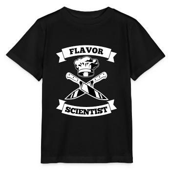Geschmack Wissenschaftler Koch Kochmütze Messer - Stanley/Stella Kinder T-Shirt MINI CREATOR  - Schwarz - Vorne - Mikhail (115cm)