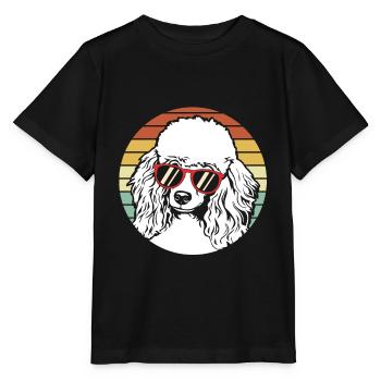 Poodle Dog Dwarf Poodle Toy Poodle Small Poodle Puppy - Stanley/Stella MINI CREATOR Kids’ T-Shirt - black - Front - Mikhail (115cm)