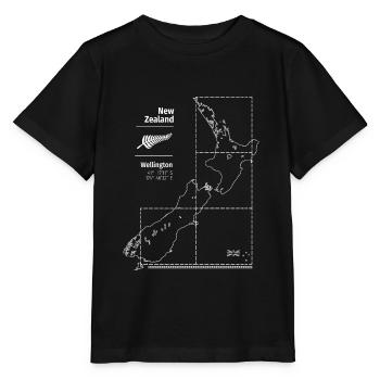 Neuseeland Geschenk Maori Streetwear Trendy Kiwi - Stanley/Stella Kinder T-Shirt MINI CREATOR  - Schwarz - Vorne - Mikhail (115cm)