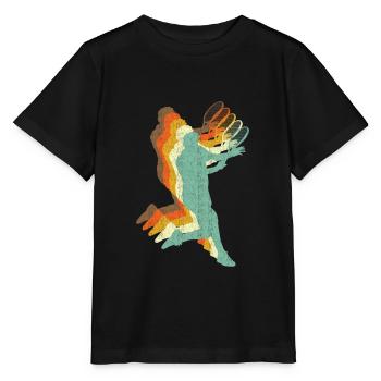 Tennis Retro Style - Stanley/Stella MINI CREATOR Kids’ T-Shirt - black - Front - Mikhail (115cm)