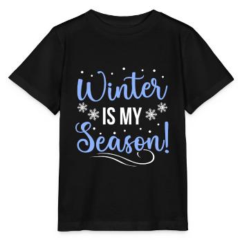 Schnee - Stanley/Stella Kinder T-Shirt MINI CREATOR  - Schwarz - Vorne - Mikhail (115cm)