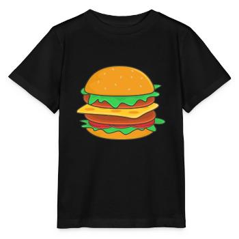Burger - T-shirt bio MINI CREATOR Stanley/Stella Enfant - noir - Devant - Mikhail (115cm)