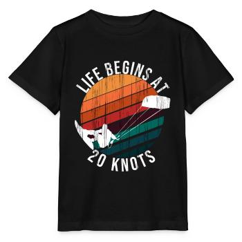 Surfen Kitesurfer Kiteboarden Kiteboard Kitesurf - Stanley/Stella Kinder T-Shirt MINI CREATOR  - Schwarz - Vorne - Mikhail (115cm)