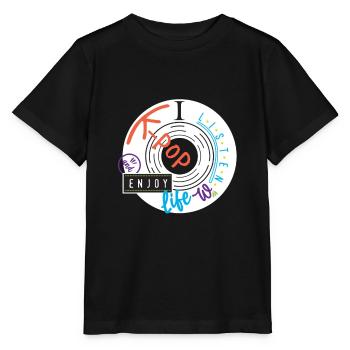 I listen K-Pop... K-Pop - Stanley/Stella MINI CREATOR Kids’ T-Shirt - black - Front - Mikhail (115cm)