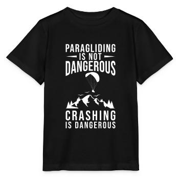 Gleitschirm fliegen Gleitschirm Spruch - Stanley/Stella Kinder T-Shirt MINI CREATOR  - Schwarz - Vorne - Mikhail (115cm)