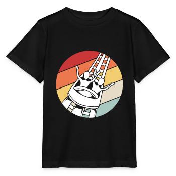 Roller coaster - Stanley/Stella MINI CREATOR Kids’ T-Shirt - black - Front - Mikhail (115cm)
