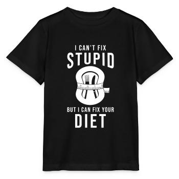 Nutrition consultant Dietitian - Stanley/Stella MINI CREATOR Kids’ T-Shirt - black - Front - Mikhail (115cm)