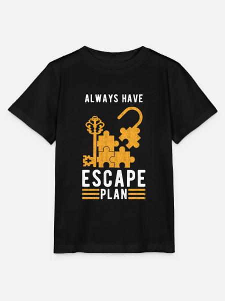 Escape Room - Stanley/Stella Kinder T-Shirt MINI CREATOR - Schwarz