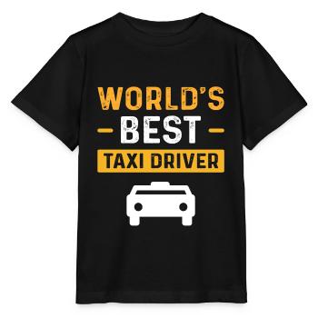 Best Taxi Driver World Best - Stanley/Stella MINI CREATOR Kids’ T-Shirt - black - Front - Mikhail (115cm)