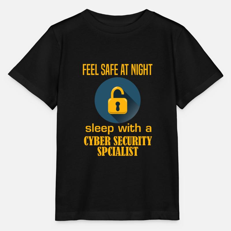 Programmeur informatique de sécurité Informatique Cyber Tech Ha - T-shirt bio MINI CREATOR Stanley/Stella Enfant - noir