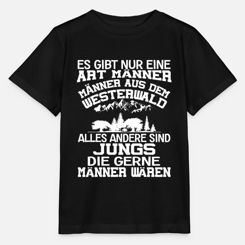 Westerwald - Stanley/Stella Kinder T-Shirt MINI CREATOR  - Schwarz