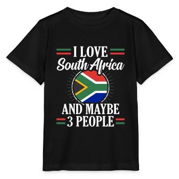 Afrique du Sud - T-shirt bio MINI CREATOR Stanley/Stella Enfant - noir - Devant - Mikhail (115cm)
