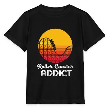 Roller coaster - Stanley/Stella MINI CREATOR Kids’ T-Shirt - black - Front - Mikhail (115cm)
