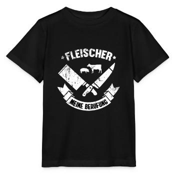 Butcher Out Of Passion | Meat Cutters - Stanley/Stella MINI CREATOR Kids’ T-Shirt - black - Front - Mikhail (115cm)