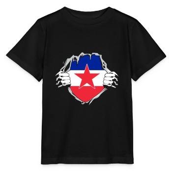 Born in Yugoslavia - Funny Yugoslavia Balkans - Stanley/Stella MINI CREATOR Kids’ T-Shirt - black - Front - Mikhail (115cm)