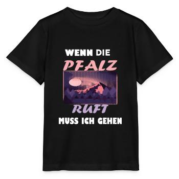 PFALZ PFÄLZER - Stanley/Stella Kinder T-Shirt MINI CREATOR  - Schwarz - Vorne - Mikhail (115cm)