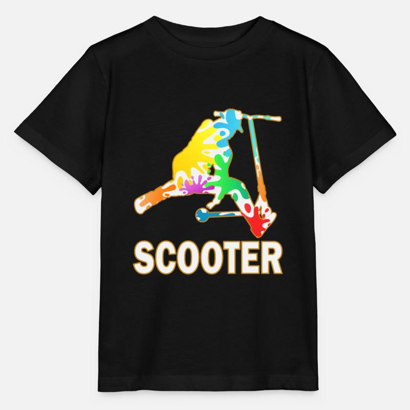 Cascade scooter scooter électrique scooter scooter - T-shirt bio MINI CREATOR Stanley/Stella Enfant - noir