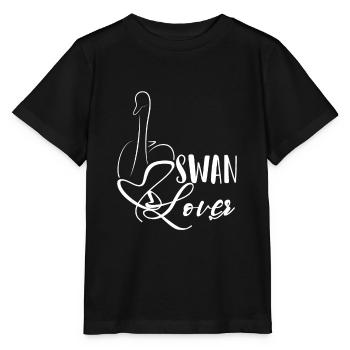 Cygne - T-shirt bio MINI CREATOR Stanley/Stella Enfant - noir - Devant - Mikhail (115cm)