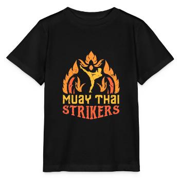 Muay Thai Striker T-Shirt "Muay Thai" - Stanley/Stella MINI CREATOR Kids’ T-Shirt - black - Front - Mikhail (115cm)