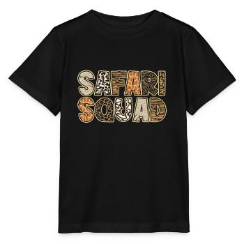 Safari Squad - T-shirt bio MINI CREATOR Stanley/Stella Enfant - noir - Devant - Mikhail (115cm)