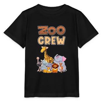 Zoo Crew Zoo Excursion Enfants - T-shirt bio MINI CREATOR Stanley/Stella Enfant - noir - Devant - Mikhail (115cm)