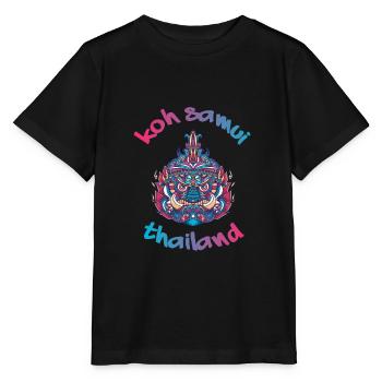 Koh Samui Thaïlande Backpacker Voyage - T-shirt bio MINI CREATOR Stanley/Stella Enfant - noir - Devant - Mikhail (115cm)