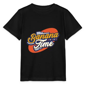 Banane - T-shirt bio MINI CREATOR Stanley/Stella Enfant - noir - Devant - Mikhail (115cm)