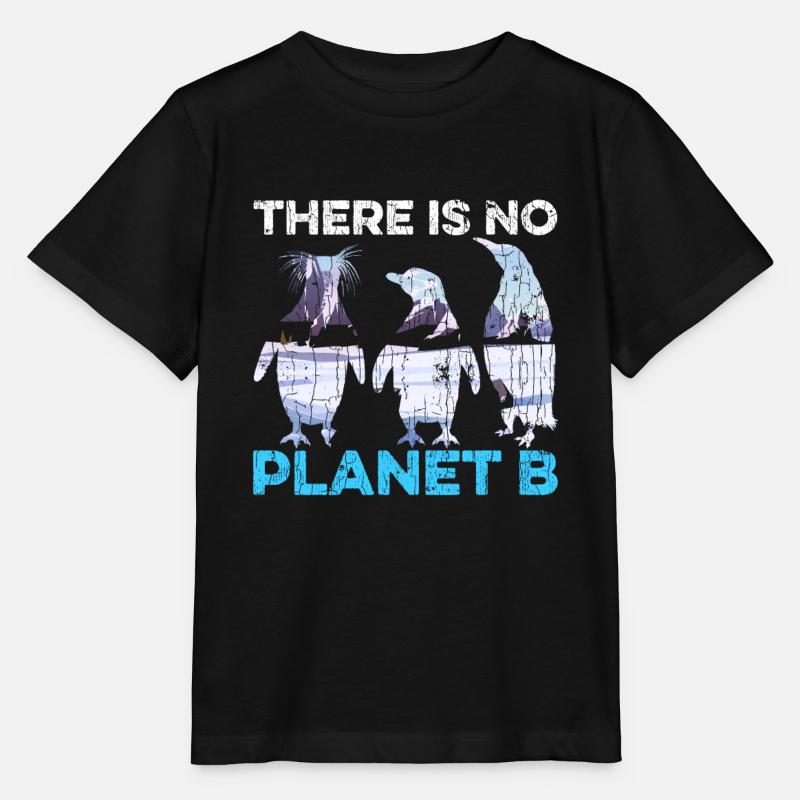 No Planet B - T-shirt bio MINI CREATOR Stanley/Stella Enfant - noir