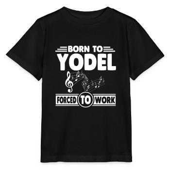 Né à la luge et forcé au travail - T-shirt bio MINI CREATOR Stanley/Stella Enfant - noir - Devant - Mikhail (115cm)