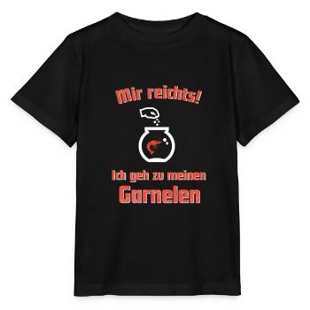 Garnelenzucht Shrimp Aquarianer Geschenkidee - Stanley/Stella Kinder T-Shirt MINI CREATOR  - Schwarz - Vorne - Mikhail (115cm)