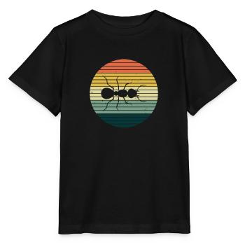 Fourmis colonie de fourmis fourreau de fourmis - T-shirt bio MINI CREATOR Stanley/Stella Enfant - noir - Devant - Mikhail (115cm)