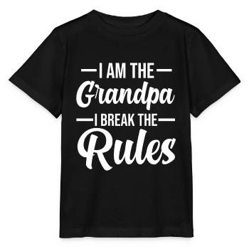 Großvater Großvater - Stanley/Stella Kinder T-Shirt MINI CREATOR  - Schwarz - Vorne - Mikhail (115cm)