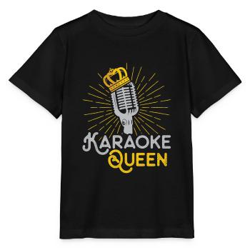 Karaoke Königin Karaoke Nacht Sänger - Stanley/Stella Kinder T-Shirt MINI CREATOR  - Schwarz - Vorne - Mikhail (115cm)