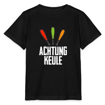 Jonglieren Jongleur - Stanley/Stella Kinder T-Shirt MINI CREATOR  - Schwarz - Vorne - Mikhail (115cm)