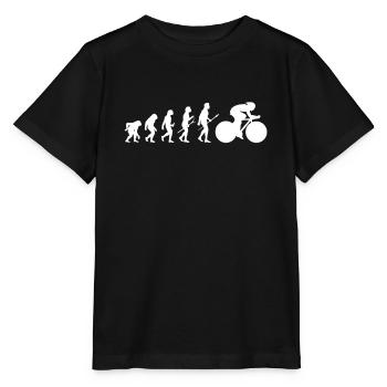 Lustige Fahrrad Racing Radfahrer Radfahren - Stanley/Stella Kinder T-Shirt MINI CREATOR  - Schwarz - Vorne - Mikhail (115cm)