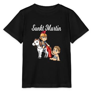 Sankt Martin St Martin - Stanley/Stella Kinder T-Shirt MINI CREATOR  - Schwarz - Vorne - Mikhail (115cm)