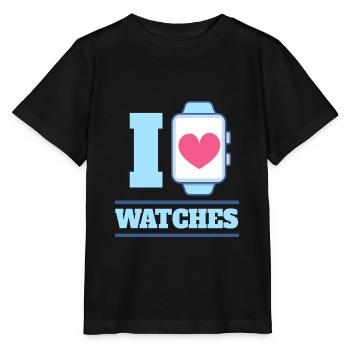 I Love Watches montre montre montre bracelet - T-shirt bio MINI CREATOR Stanley/Stella Enfant - noir - Devant - Mikhail (115cm)