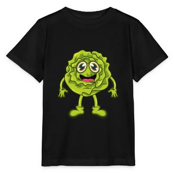 Salat - Stanley/Stella Kinder T-Shirt MINI CREATOR  - Schwarz - Vorne - Mikhail (115cm)