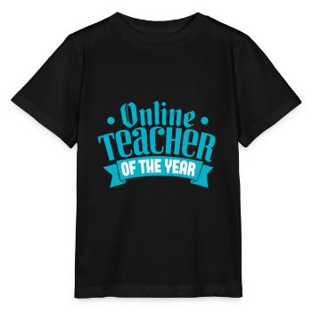 Online Lehrer des Jahres - Stanley/Stella Kinder T-Shirt MINI CREATOR  - Schwarz - Vorne - Mikhail (115cm)