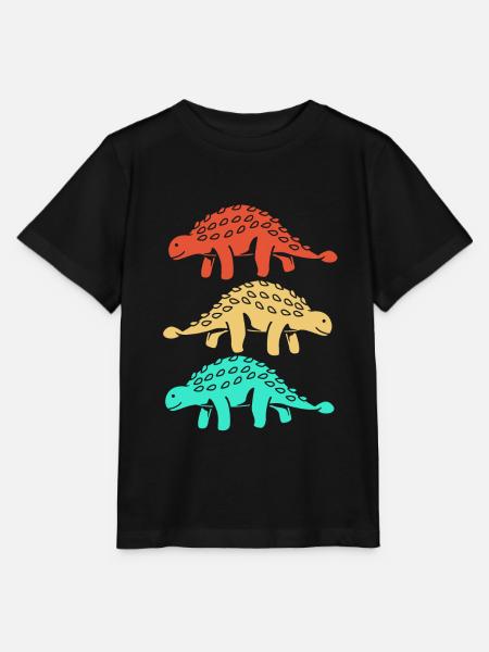 Dino - Stanley/Stella Kinder T-Shirt MINI CREATOR - Schwarz