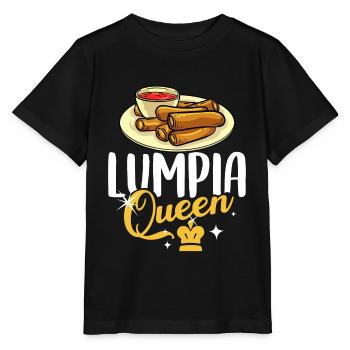 Lumpia Wraps Frühlingsrolle Shanghai Filipino - Stanley/Stella Kinder T-Shirt MINI CREATOR  - Schwarz - Vorne - Mikhail (115cm)