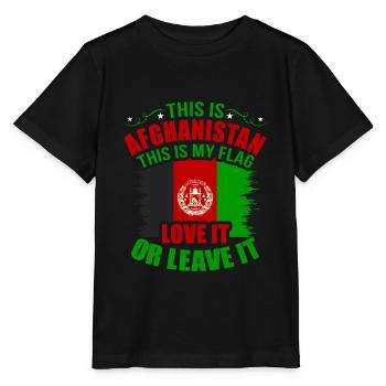 Afghanistan - T-shirt bio MINI CREATOR Stanley/Stella Enfant - noir - Devant - Mikhail (115cm)