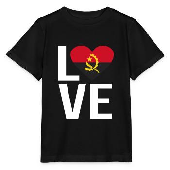 Angola - T-shirt bio MINI CREATOR Stanley/Stella Enfant - noir - Devant - Mikhail (115cm)